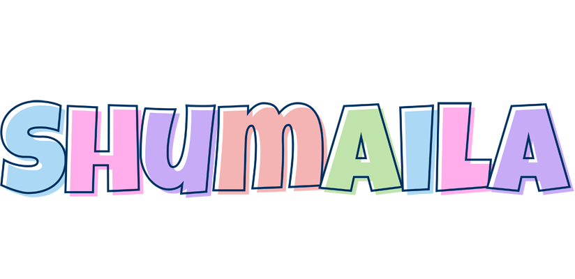 Shumaila pastel logo