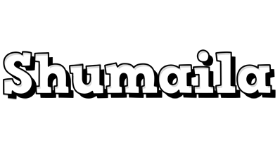 Shumaila snowing logo