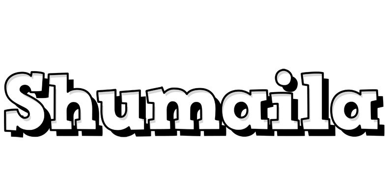 Shumaila snowing logo