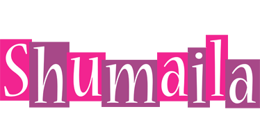 Shumaila whine logo