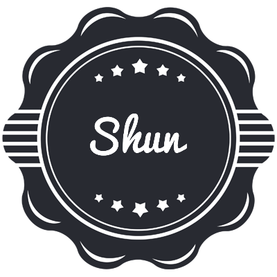 Shun badge logo