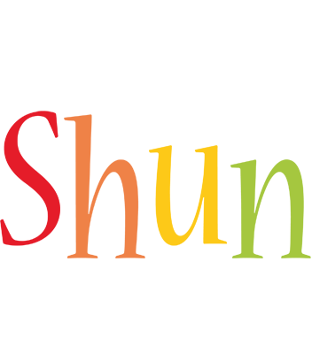 Shun birthday logo