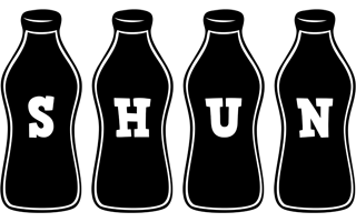 Shun bottle logo