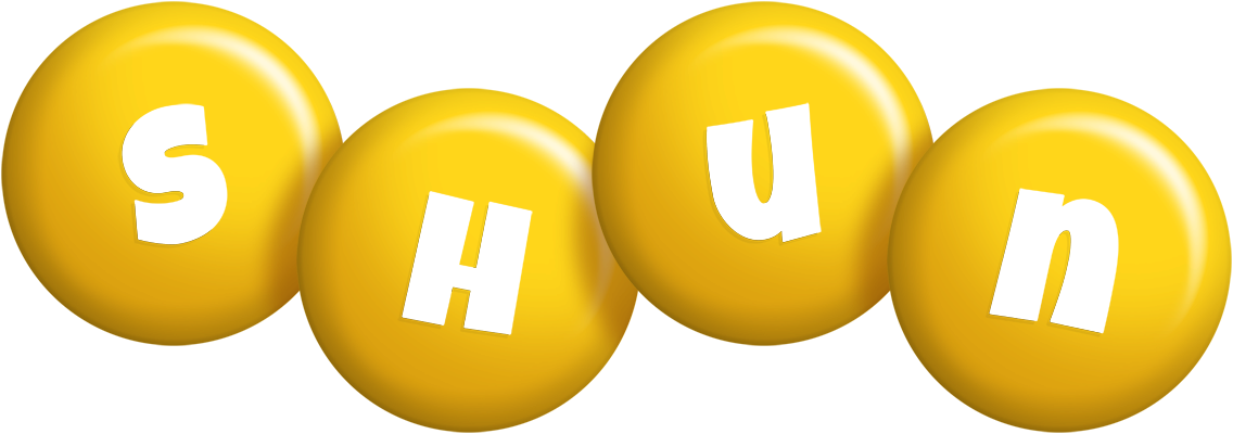 Shun candy-yellow logo