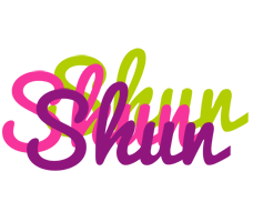 Shun flowers logo