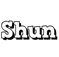 Shun snowing logo