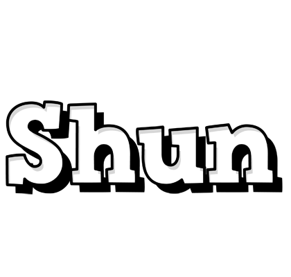 Shun snowing logo