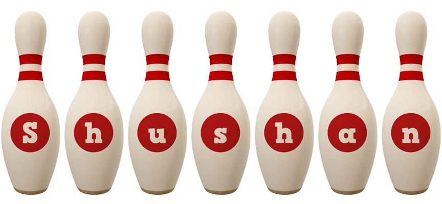 Shushan bowling-pin logo