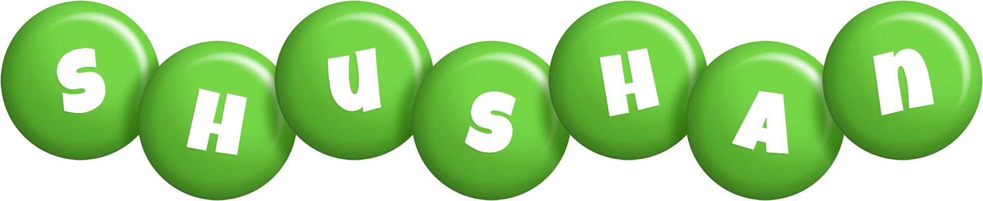 Shushan candy-green logo