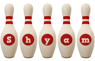 Shyam bowling-pin logo