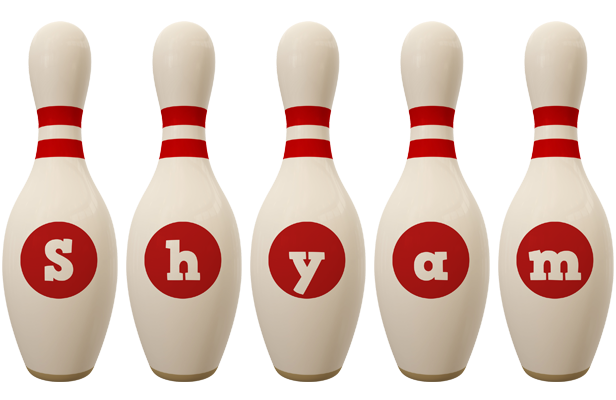 Shyam bowling-pin logo
