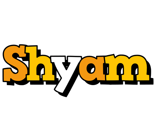 Shyam cartoon logo