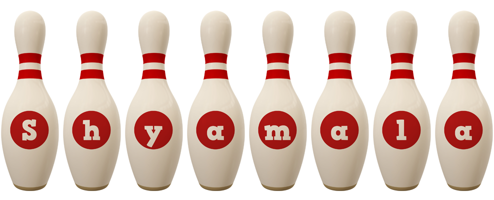 Shyamala bowling-pin logo