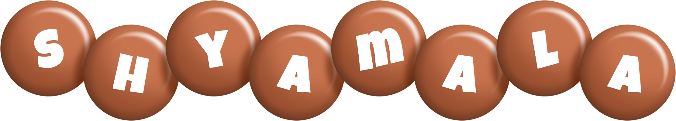 Shyamala candy-brown logo