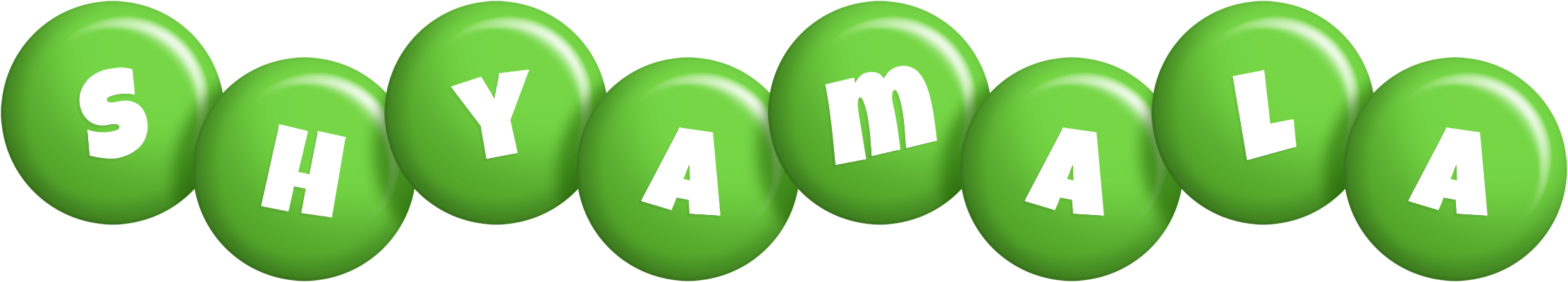 Shyamala candy-green logo