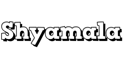 Shyamala snowing logo