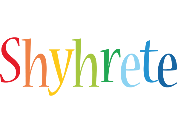 Shyhrete birthday logo