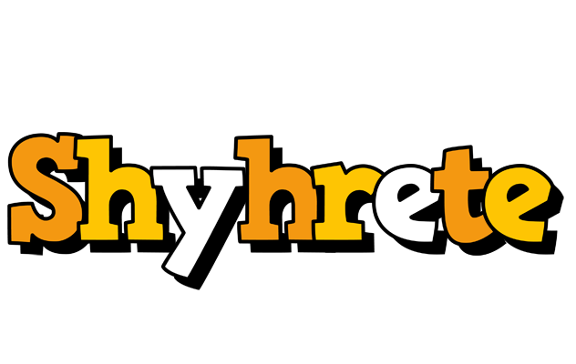 Shyhrete cartoon logo