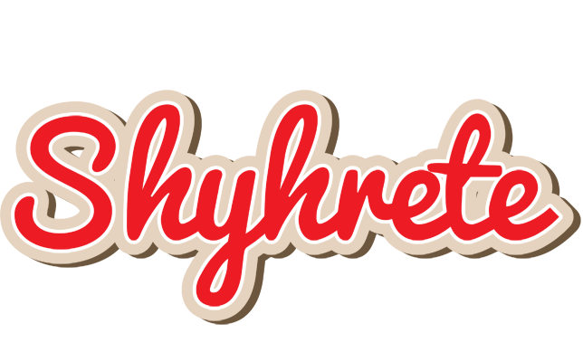 Shyhrete chocolate logo