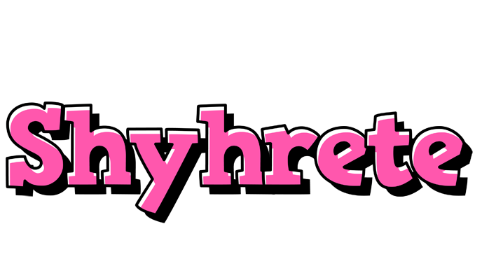 Shyhrete girlish logo