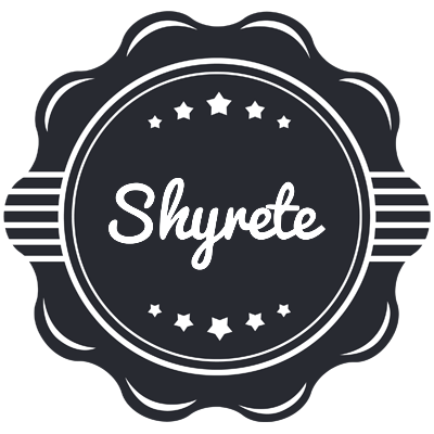 Shyrete badge logo