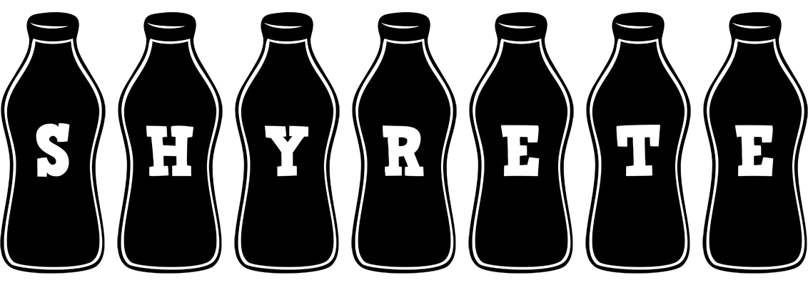 Shyrete bottle logo