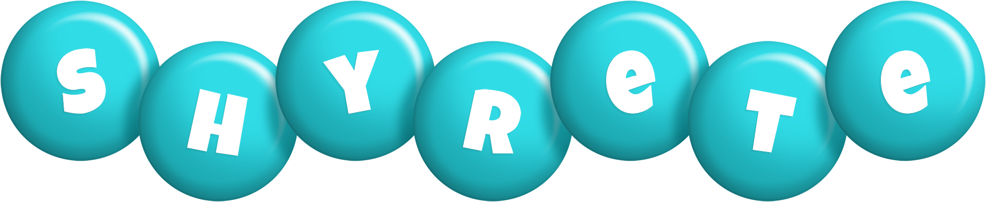 Shyrete candy-azur logo