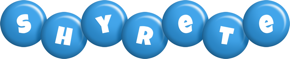 Shyrete candy-blue logo