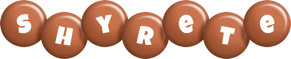 Shyrete candy-brown logo