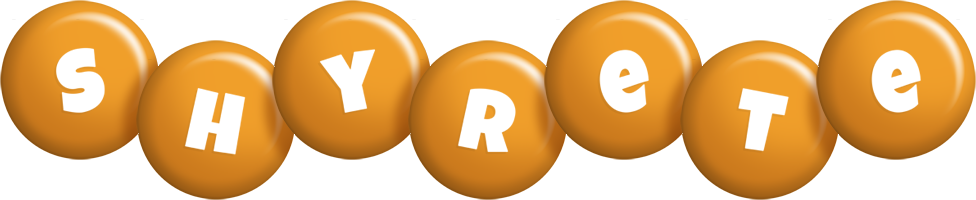 Shyrete candy-orange logo