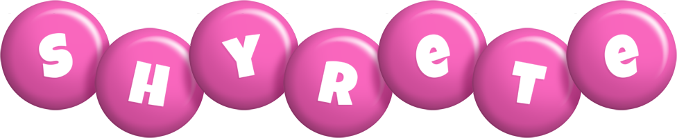 Shyrete candy-pink logo