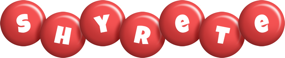 Shyrete candy-red logo