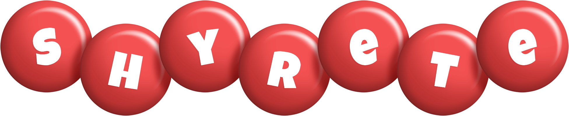 Shyrete candy-red logo