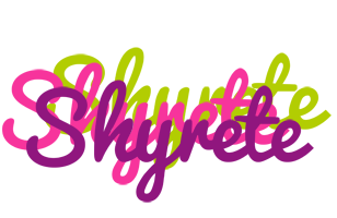 Shyrete flowers logo