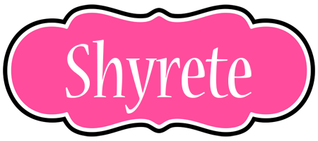 Shyrete invitation logo