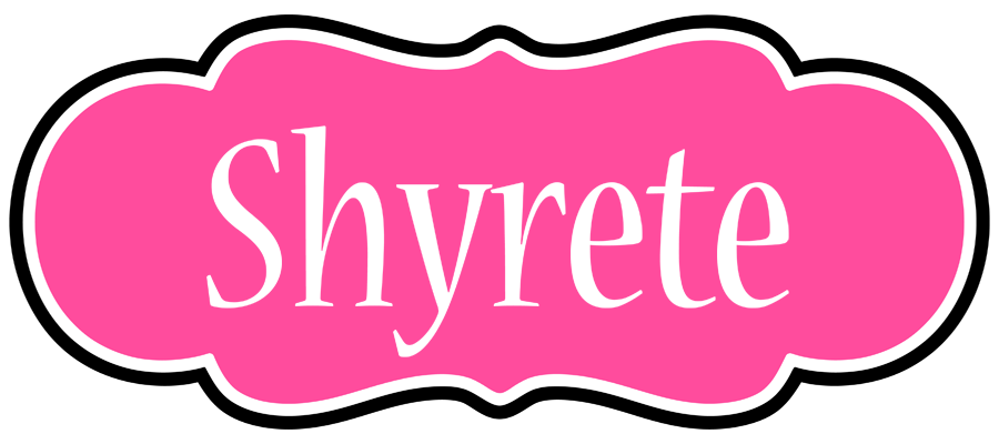 Shyrete invitation logo