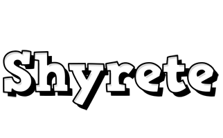 Shyrete snowing logo