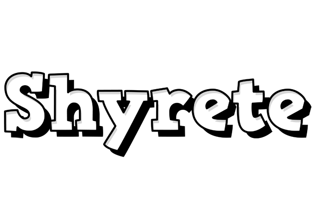 Shyrete snowing logo