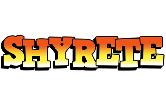 Shyrete sunset logo