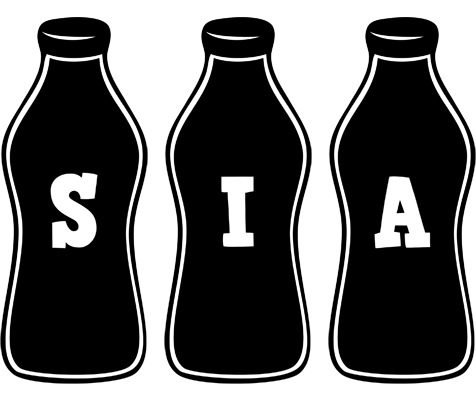 Sia bottle logo