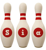 Sia bowling-pin logo