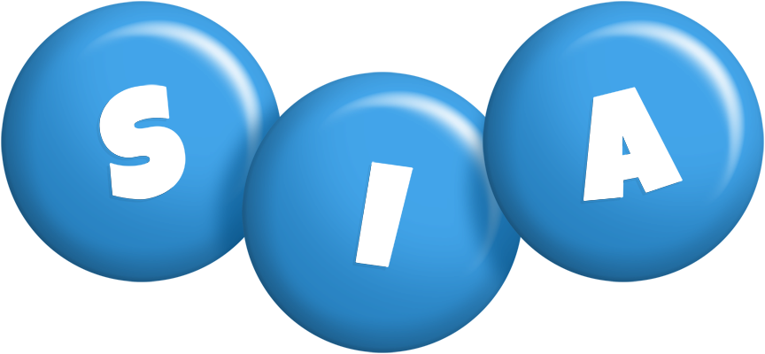 Sia candy-blue logo