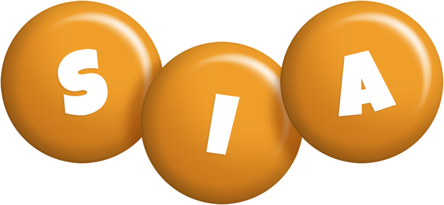 Sia candy-orange logo
