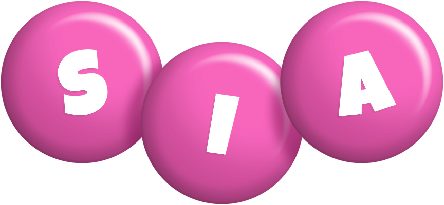 Sia candy-pink logo