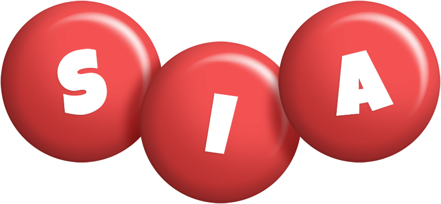 Sia candy-red logo