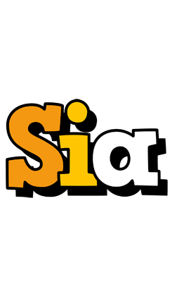Sia cartoon logo