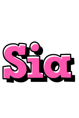 Sia girlish logo