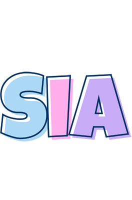 Sia pastel logo