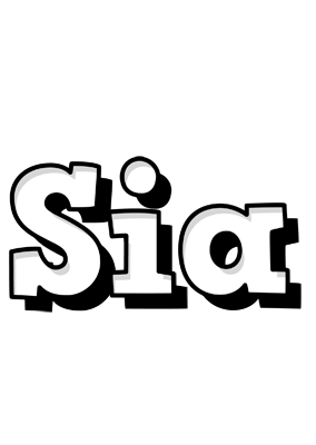 Sia snowing logo