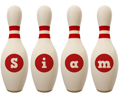 Siam bowling-pin logo